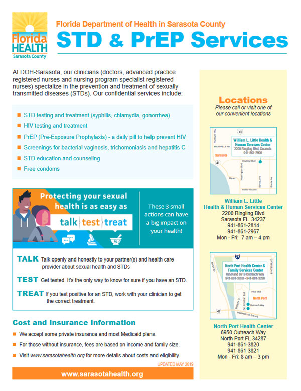 STD and HIV Testing Flyer