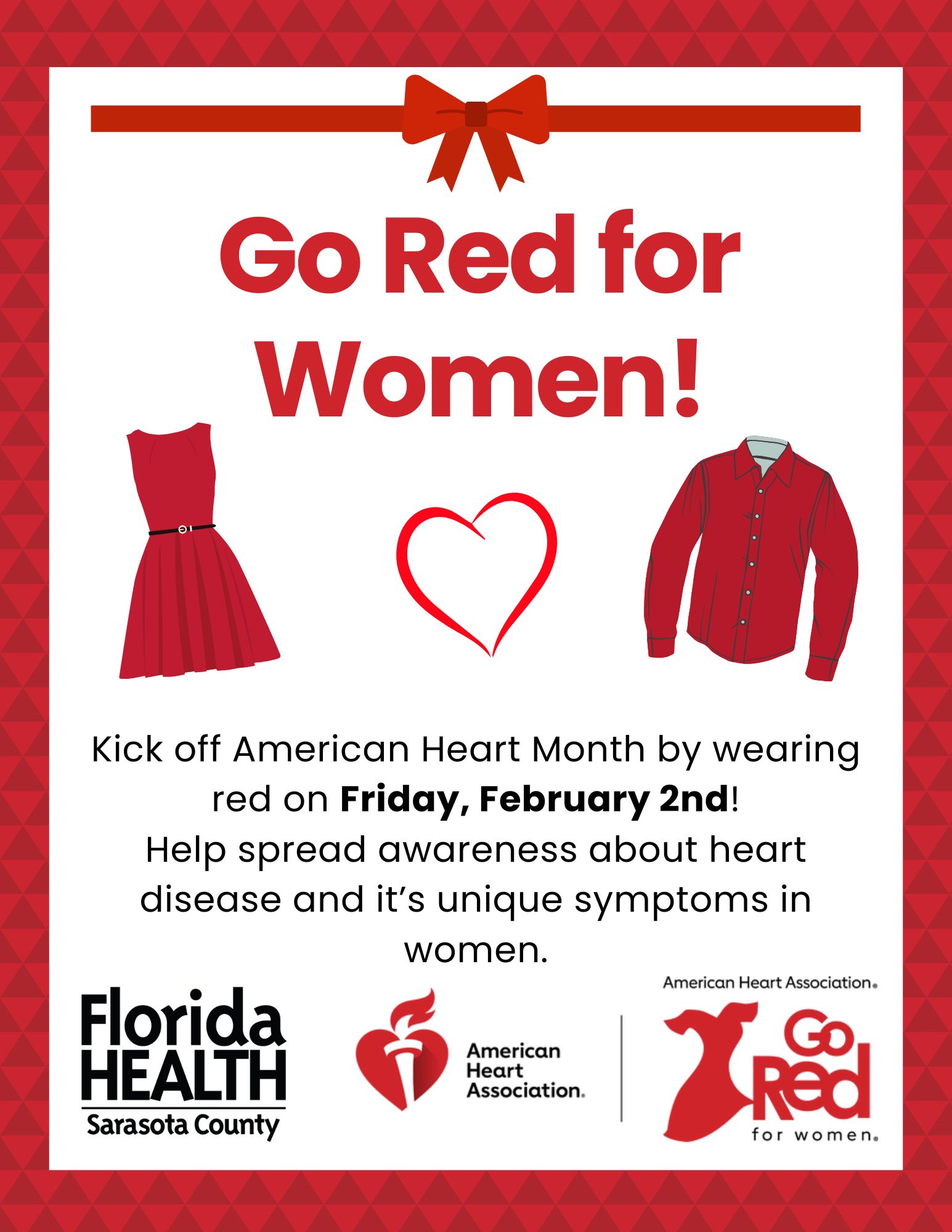 Go Red for Women  Florida Department of Health in Sarasota