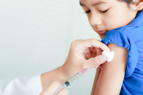 Child Getting Immunized