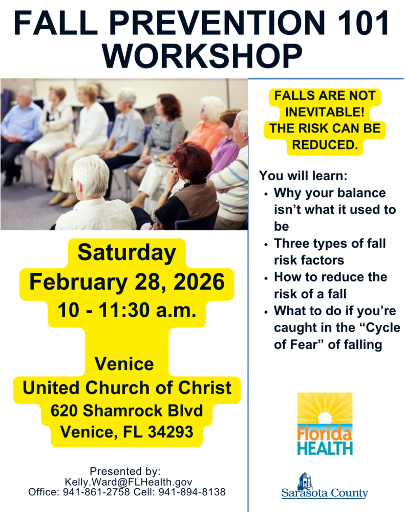 Fall Prevention 101 Workshop 1 FP101 VeniceUnitedChurch