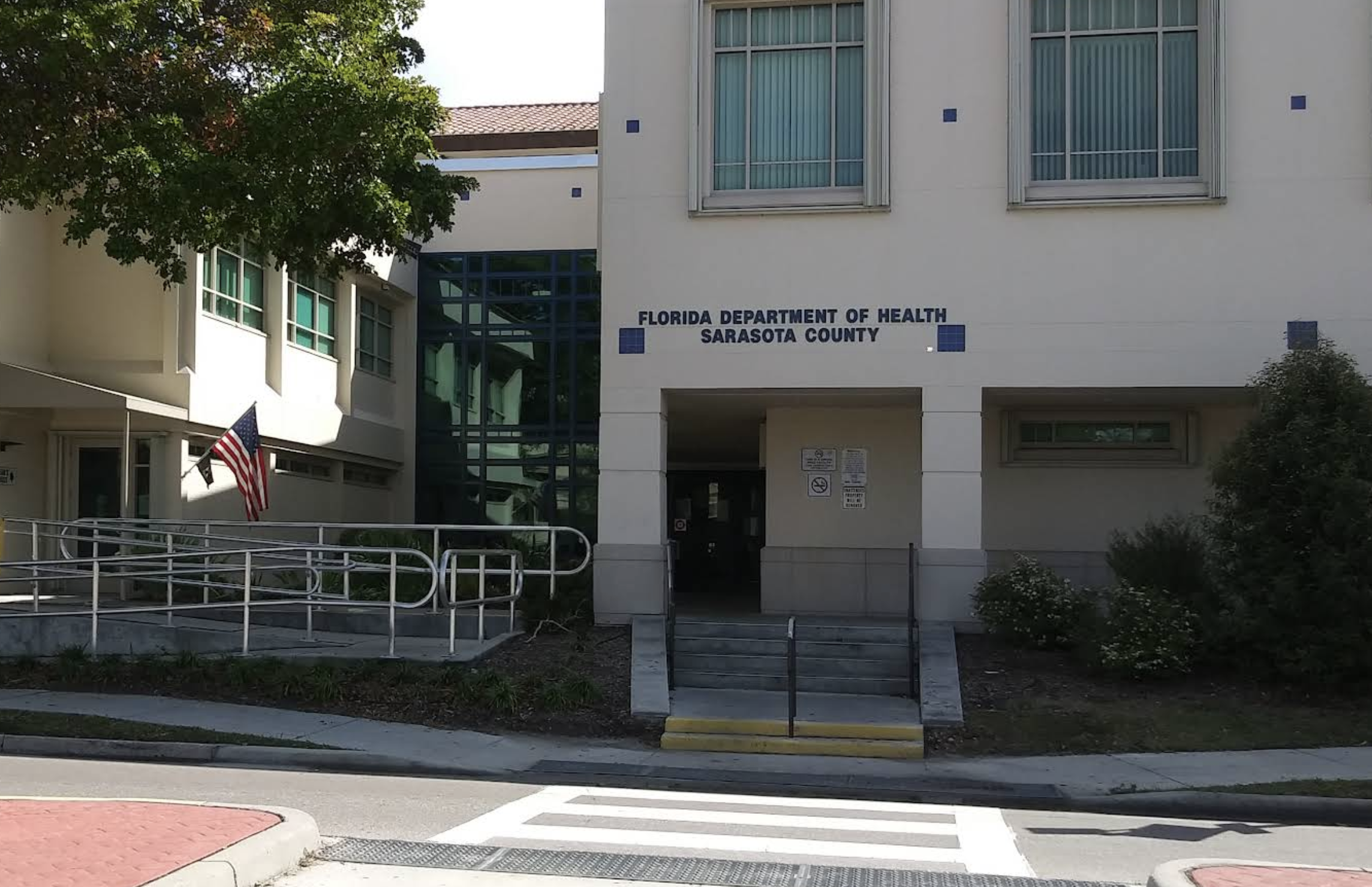 Front of Building located at 2200 Ringling Blvd., Sarasota, FL 34237