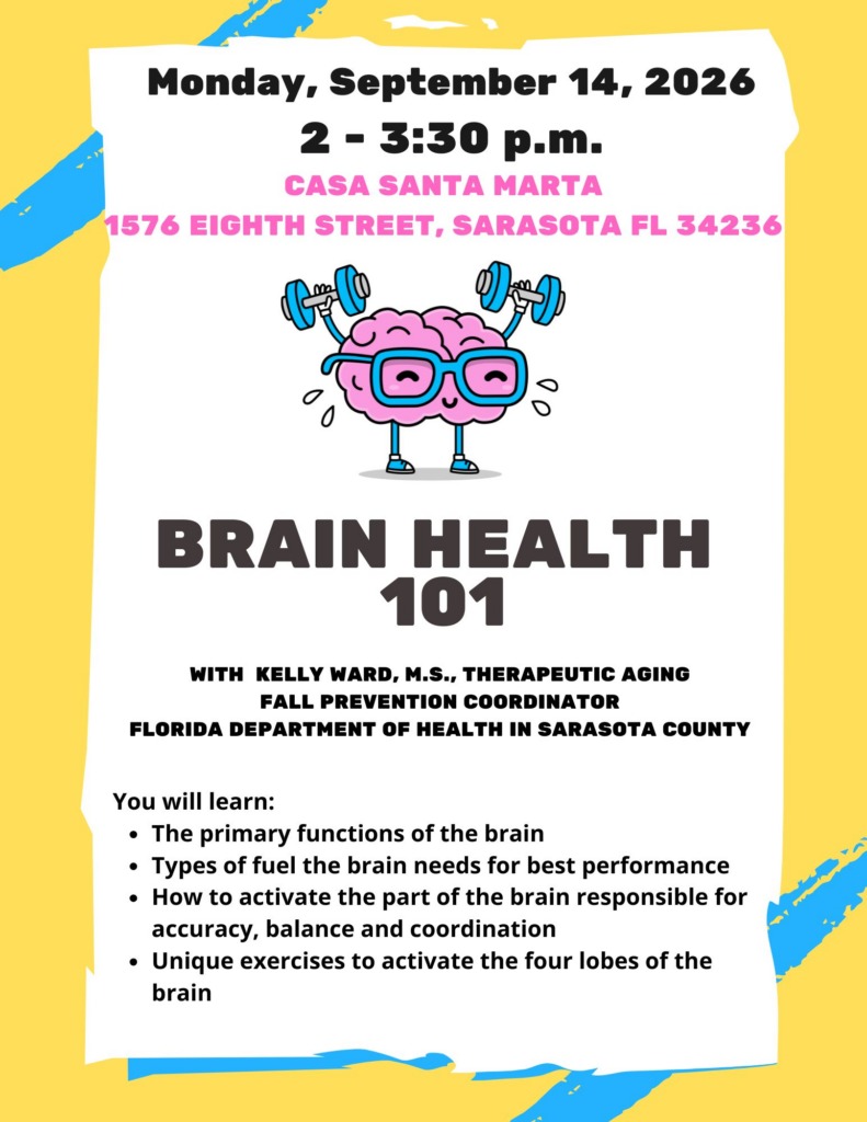 Brain Health 101 workshop flyer