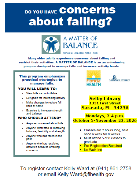 A Matter of Balance 1 Flyer for A Matter of Balance workshop