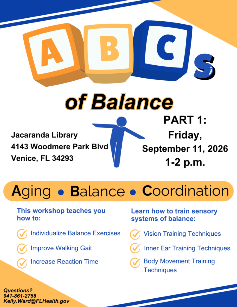ABCs of Balance 1 Flyer for ABCs of Balance Workshop