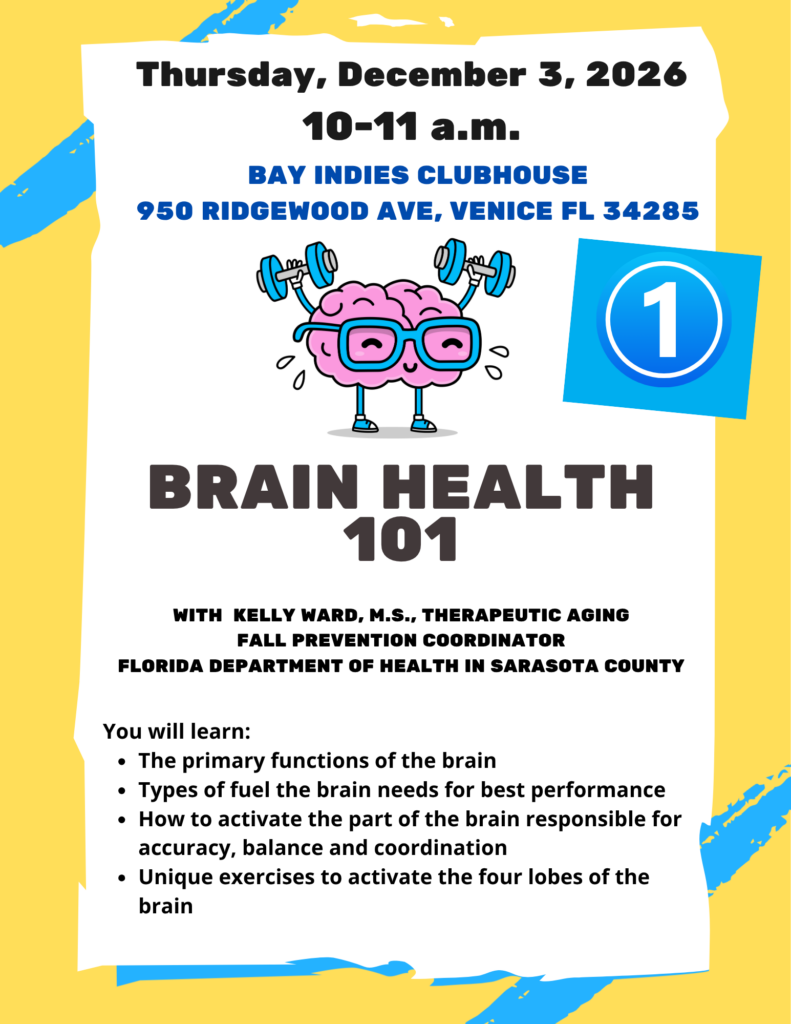 Brain Health 101 Workshop 1 Flyer for brain health 101 workshop