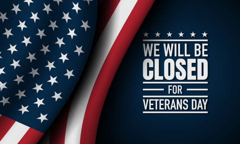 Offices Closed for Veterans Day